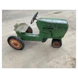 Vintage John Deere Green pedal tractor