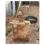 Vintage oil pump and lubester