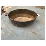 Cast iron oval cook pan