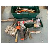 Green Tool box and contents