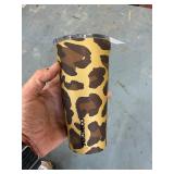 New giraffe print corkcicle cup