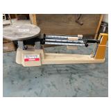 Ohaus triple beam scale 5 lbs 2 oz