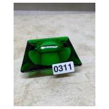 Green ashtray, 2nd one not pictured