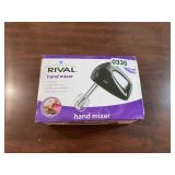 New rival hand mixer in box