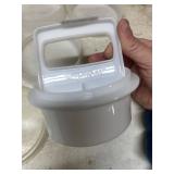 Vintage Tupperware hamburger press