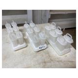18 Tupperware popsicle molds 3 trays