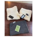 Three new scarves with tags