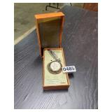 Remington pocket watch in box