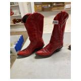 Red code West leather boots 5 1/2