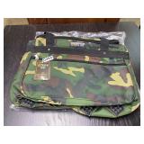 New camo duffel bag