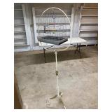 Hanging birdcage with stand
