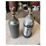 2- carbon dioxide bottles