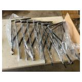 15- metal wall shelf brackets