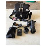 Nikon D3100 camera, 55-200 lens, 18-55 lens-all