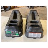 Blitz EZ lift lawnmower ramps