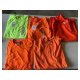 5- neon Gildean shirts- Large