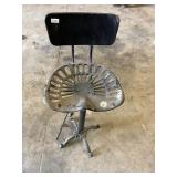Tractor seat bar stool- swivel