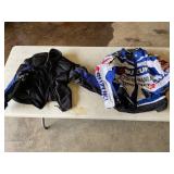 Suzuki motocross racing pads and jacket cover