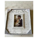 Mr and Mrs photo frame Corinthians