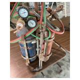 Portable oxygen acetylene torch set