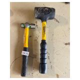 Dead blow and ball peen hammers
