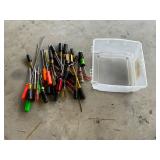 Assorted lot of screwdrivers
