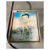 Metal Betty Boop sign