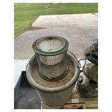 Vintage minnow, bucket, lantern, tacklebox