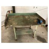 Table with vise