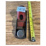 Small wood plane tool red handle