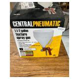 Central pneumatic 1 1/2 gallon texture spray gun