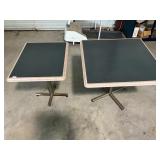 2 restaurant style tables