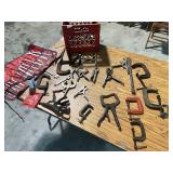 Crate vise grips, pliers, and wrenches