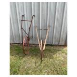 2- vintage plows