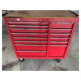 Trax rolling toolbox and tools inside