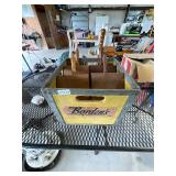 Vintage Borden Crate and wood ballot boxes