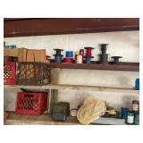 2 shelves of all wire and contents