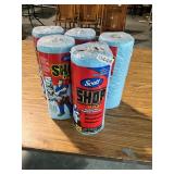 5 rolls Scott shop towels