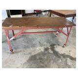 Metal frame rolling table 32vx 80