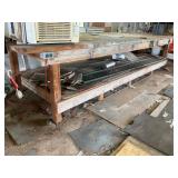 Large wood work table 53 x 14 ft