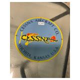 Cessna aircraft, porcelain sign
