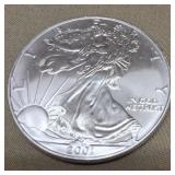 2001 American Silver Eagle ï¿½ 1 oz .999 Fine