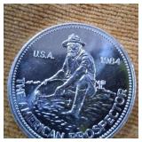 Engelhard 1 oz .999 Silver Round Big E backï¿½ 1984