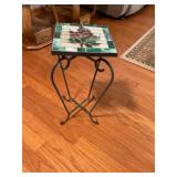 Stained tiled grape plant stand