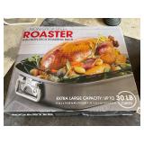Nonstick roaster up to 30 pounds