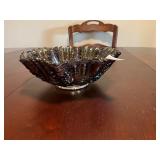 Carnival glass dish/ bowl