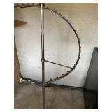 Chrome clothing rack