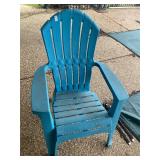 Blue Aderondike chair