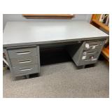 Vintage metal office desk