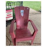 Red Aderondike chair